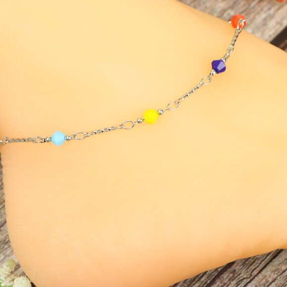 "Elegant Handmade Anklet – Delicate Jewelry for Women, MAR091844 - Picture 9 of 10